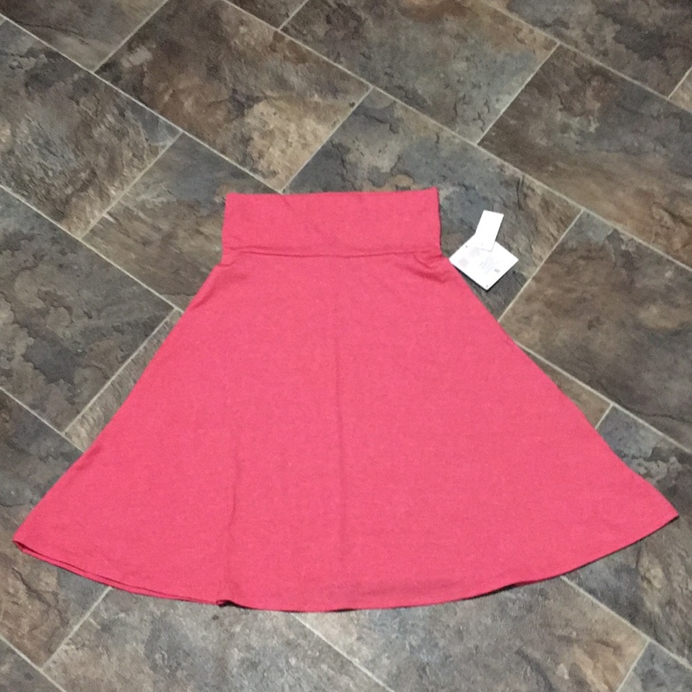 LuLaRoe Azure Hot Pink Skirt size S